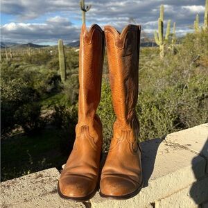 Lucchese Brown Western Boots